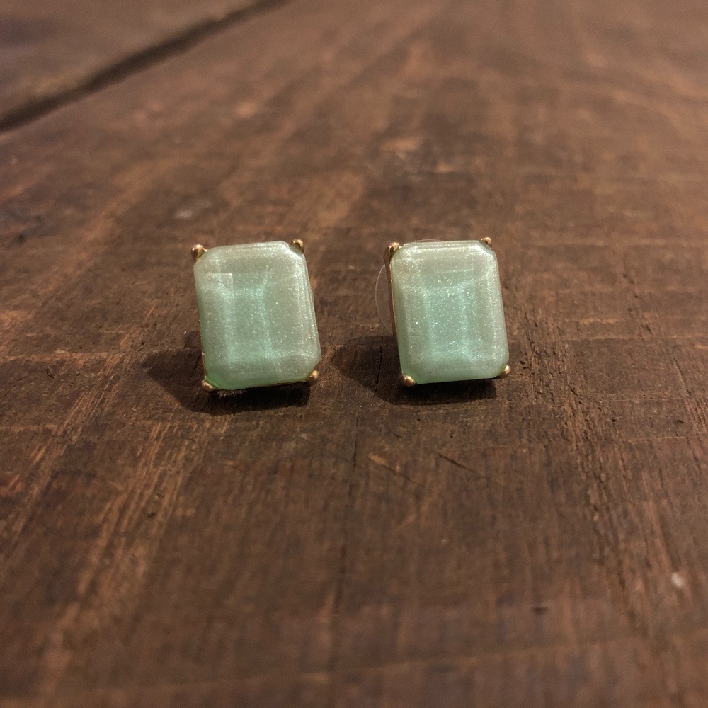Teal Earrings